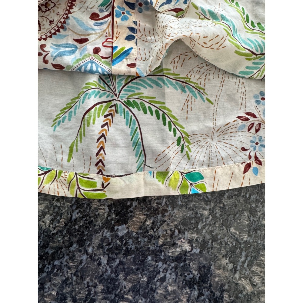 Johnny Was Michaella Peasant Blouse Avelar Tropical Print Top C18826-4 Small NEW - Picture 8 of 11